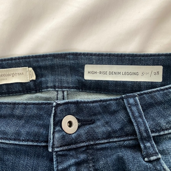 Pilcro and the Letterpress High-Rise Jean Leggings - Picture 4 of 6